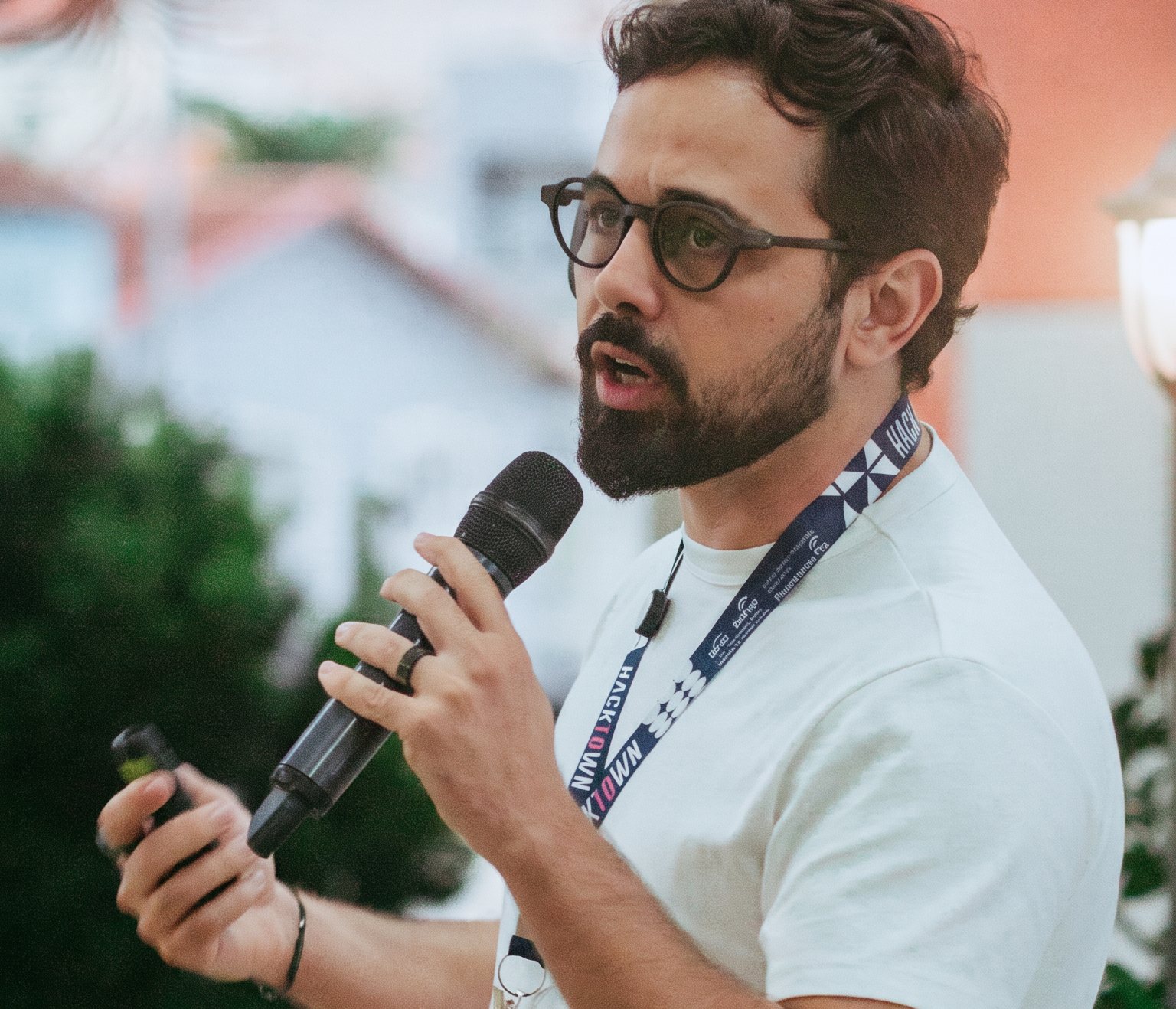 Breno Lobato durante o treinamento